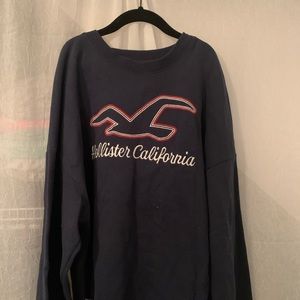 Hollister crew neck cropped